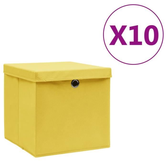 vidaXL Boîtes de rangement 4 pcs - vue 3