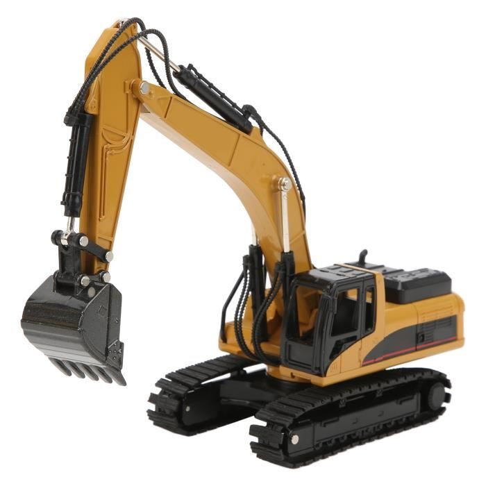 Excavatrice Jouet Sur Chenilles 1:50 - Modèle Véhicule De Construction En Alliage, Pour Enfant - VGEBY1