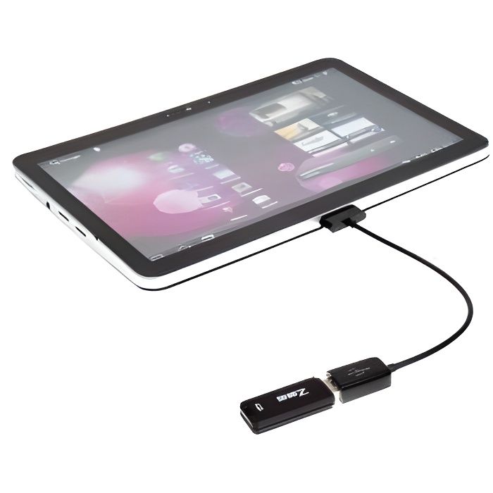 VSHOP® Adaptateur port USB-30pin pour tablette Samsung Galaxy Tab -  Cdiscount Informatique