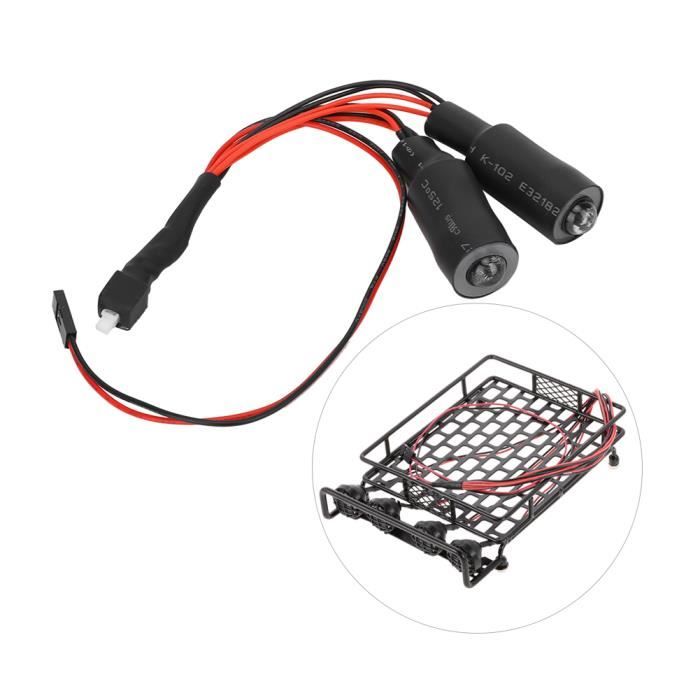 Bande LED Rouge Pour Châssis RC – 24 LED, 6 V – Compatible 1/10 Et 1/8 – Accessoire De Tuning