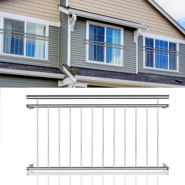 Garde-Corps Balcon Franças - 82 x 2.5 x 0.25cm - Lot de 50,Nor