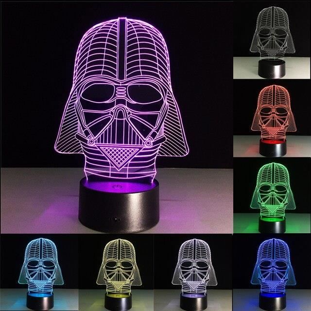 Veilleuse,changeantLampe LED 3d avec pour Table de