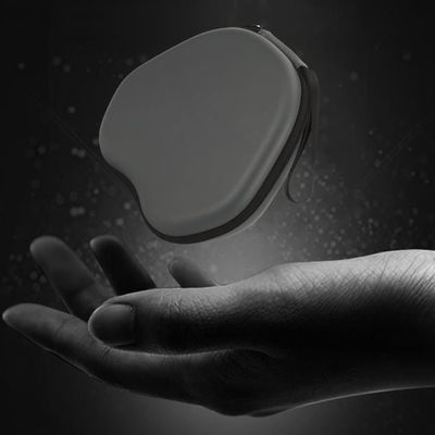 Étui Rigide Transport AirPods Max – Protection EVA, Pochette Filet, Poignée, Couleur Grise