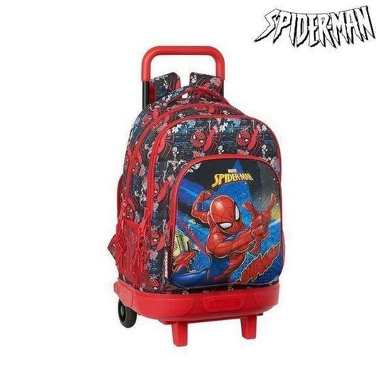Cartable à roulettes spiderman shop