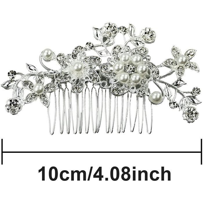 12 Spirales Cheveux Fleurs Blanches - Accessoires Mariage Et Fêtes Pour Mariée Et Invitées