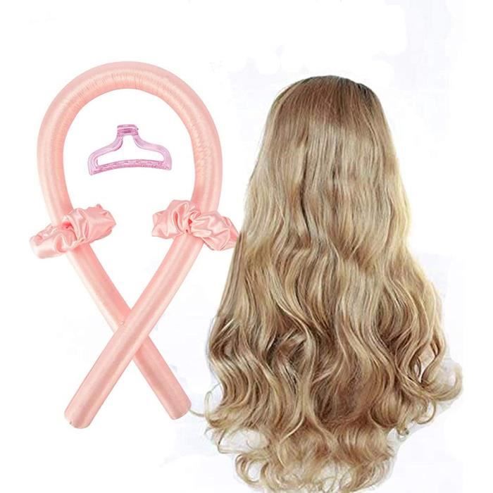 Heatless Curling Rod Headband Silk Heatless Curl Ribbon Hair Styling Tools For Long Hair Hair Rollers For Long Hair Big Curls DIY Cdiscount Electromenager