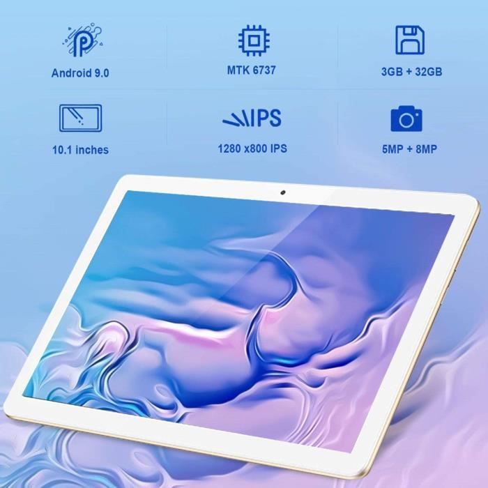 Tablette Tactile 10 Pouces - 4G Doule SIM/WiFi1