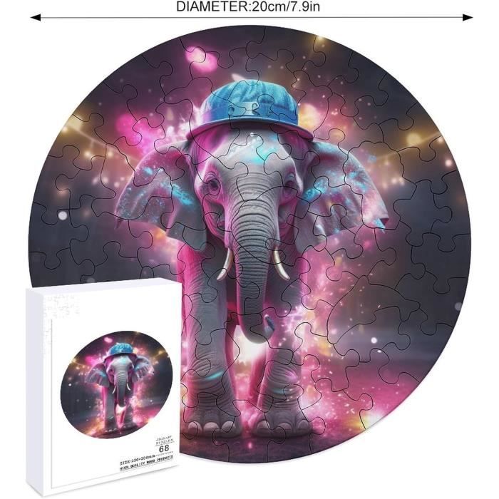 Puzzle Classique 500 pièces Elephant d'Afrique Savane Photo Nature Vie Puzzle Classique 500 pièces Elephant d'Afrique Savane Photo Nature Vie