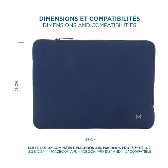 Housse Néoprène Sumdex Pour Ordinateur Portable Jusqu'à 15,4" - Motif Hibiscus