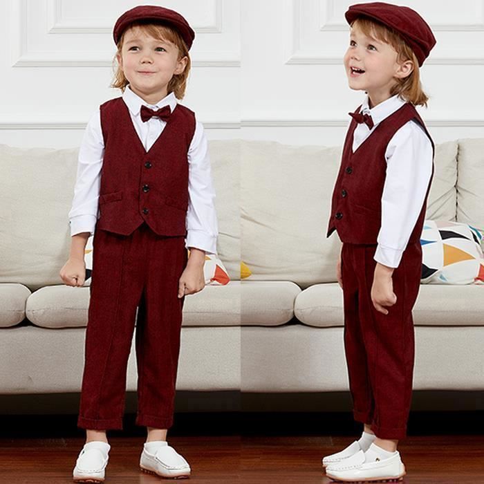 Tenue Saint-Valentin bébé garçon, Combinaison bébé garçon, Tuxedo Bébé  garçon rouge et blanc, Tuxedo bébé garçon, Tuxedo tout-petit, Tenue de  mariage bébé garçon -  France