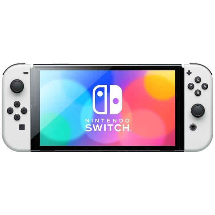 Console Nintendo Switch - Modèle OLED • Blanc - Cdiscount Jeux vidéo
