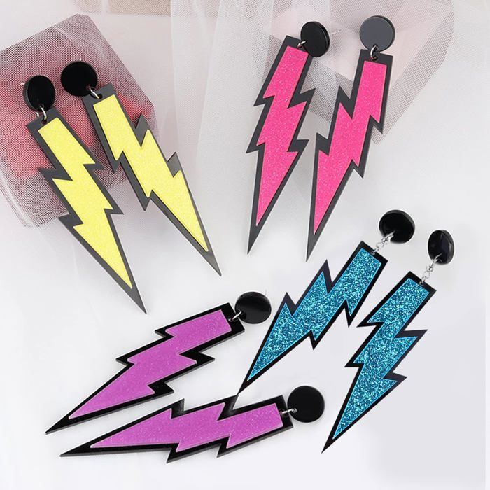 3 Paires Boucles D'Oreilles Néon Boucles D'Oreilles Pendantes Rondes Pour Femmes Boucles D'Oreilles Disco Rétro Costumes Des Années 80 Et 90 Pour Femmes Filles Accessoires De Fête Disco D'Halloween