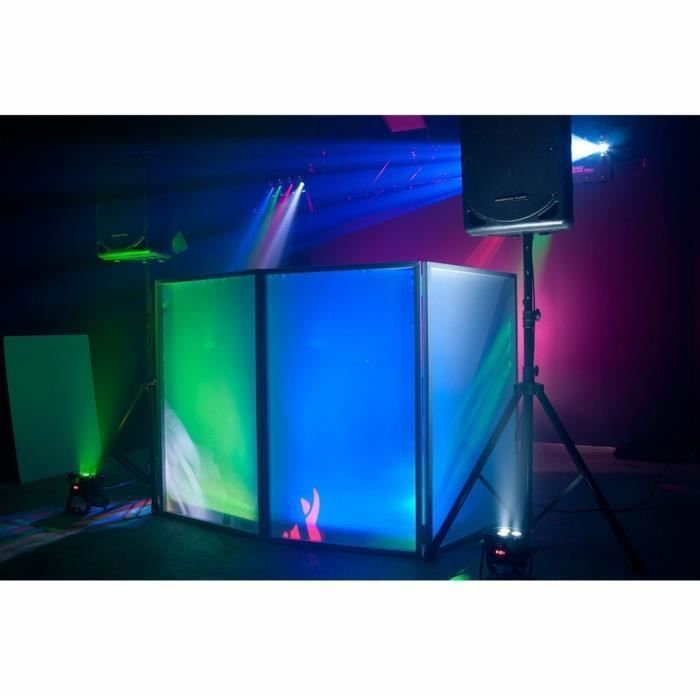 Sacoche De Transport VONYX Pour Écran DJ Pliable - Housse Antichoc Noire 15x120x70cm - Protection Professionnelle