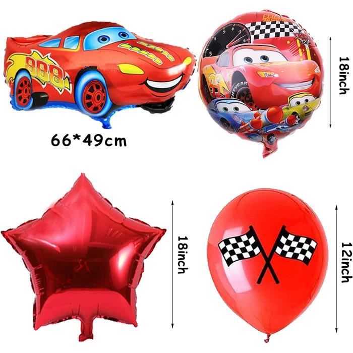 Ballons En Aluminium Pour Voiture De Course - Décoration D