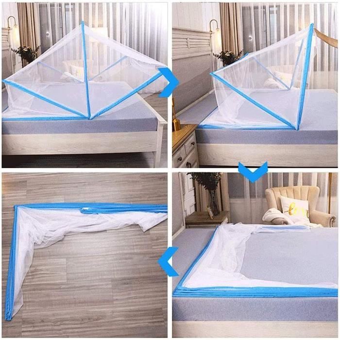 Sonarin Moustiquaire Pliante Portable Pour Bébé 0-5 Ans, Filet De Lit Sans Fond Pour Nouveau-né, 100x56x60CM, Convient Pour Familiale Et Voyages