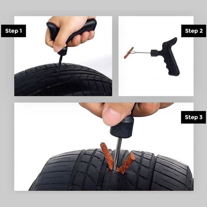 Kit de réparation de pneu de voiture Perforation Plug Tools