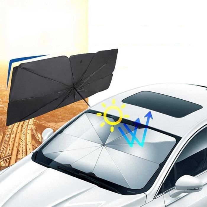 YEE PIN Parasol de voiture compatible avec Golf 7 7.5 / Seat Leon MK3 /  Leon Cupr-a 5F, pare-soleil pliable pour voiture Golf 7 pare-brise avant