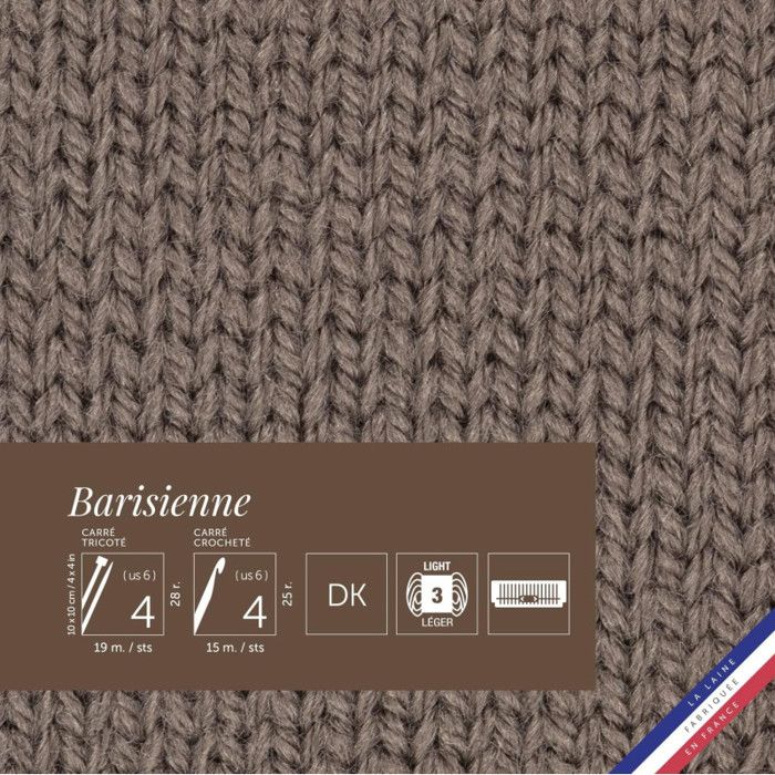 Lot De 10 Pelotes De Laine Phildar Barisienne 4 - 100% Acrylique (8 Grises, 2 Noires) - Occasion