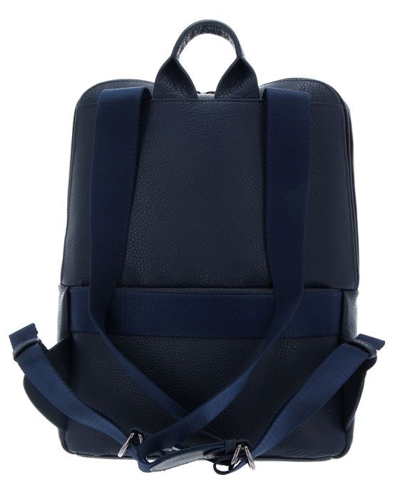 MANDARINA DUCK Sac à dos bleu en cuir pour femme Mellow Leather