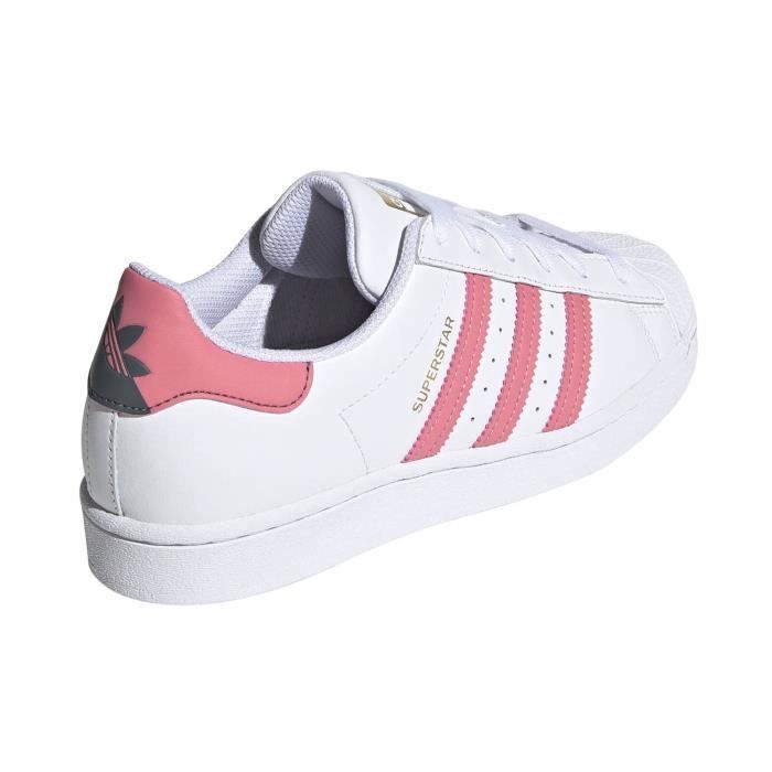 Superstar adidas sale blanche et rose