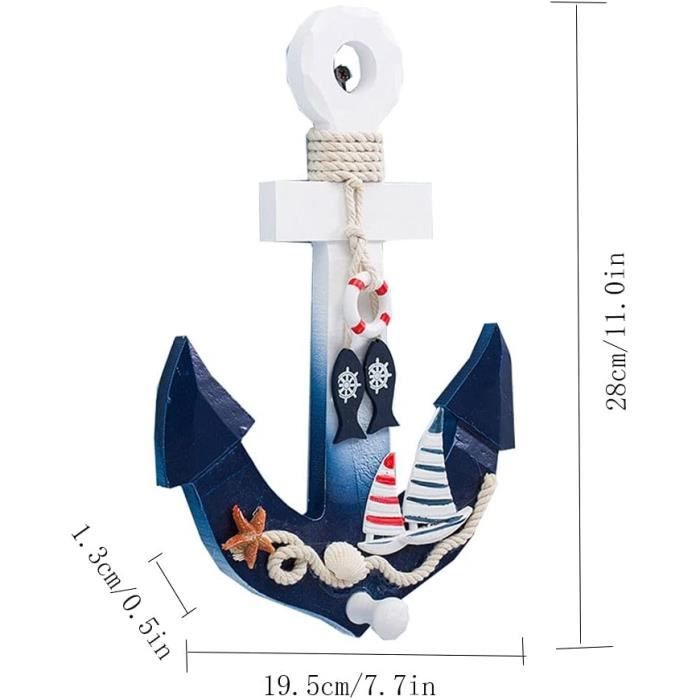 Lot De 24 Pendentifs Décoratifs Thème Marin - Étoile De Mer, Bateau, Phare, Ancre... - En Résine Et Bois - Pour Décoration Murale Ou Bricolage