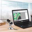 Microscope numérique USB, Endoscope de grossissement 40X-1000X Portable, Microscope Digital 8 LED pour Windows 7/8/10 Mac Linux sous-3