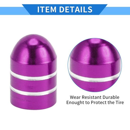 Bouchons Valve Pneu 12,8X15,8Mm Capuchon Voiture Anti-Collision