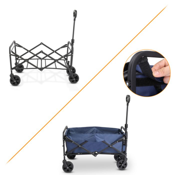 Chariot Camping Pliable Coleman 100kg - Tout Terrain 4 Roues Avec Sac De Transport