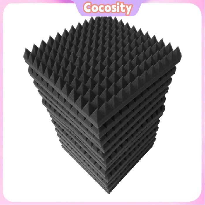 Isolation Musique Cocosity mousse d'insonorisation de studio Mousse D'isolation Phonique ...