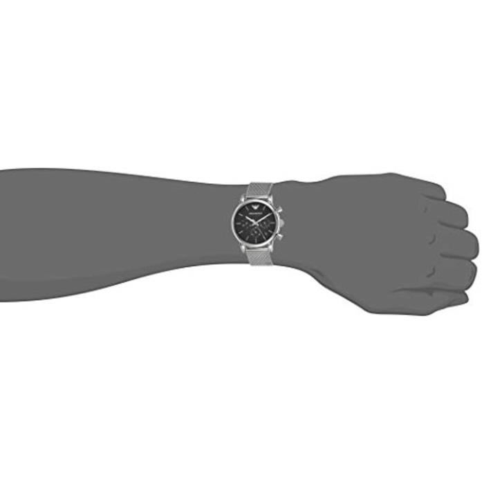 Montre Bracelet RSUDP EMPORIO ARMANI Ar1811 Homme Noir Acier
