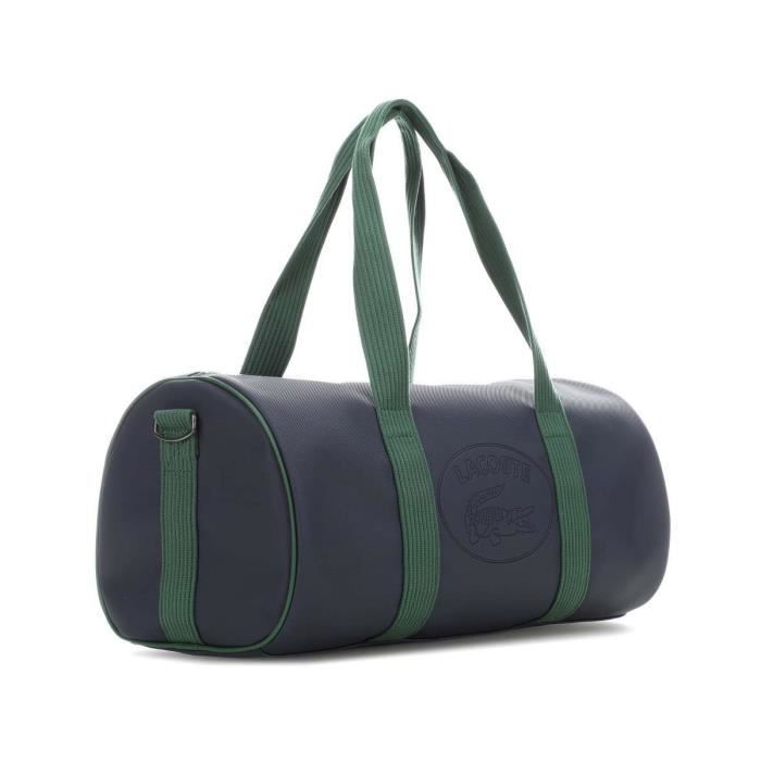 LACOSTE Sac polochon NH2872MX Bleu Homme Cdiscount Sport