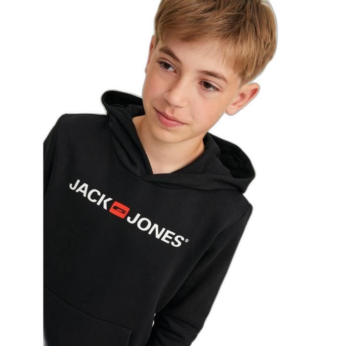JACK & JONES Sweatshirt à Capuche Gris/Noir Homme Gris - Cdiscount  Prêt-à-Porter