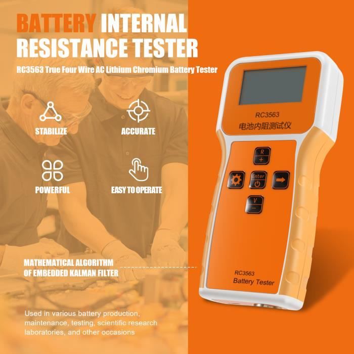 Testeur de RéSistance Interne de Batterie RC3563 DéTecteur de