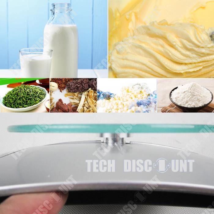 TD® Balance de cuisine électronique précision bol analogique amovible à  pile connectée compact assiette mesure gramme poids - Cdiscount  Electroménager