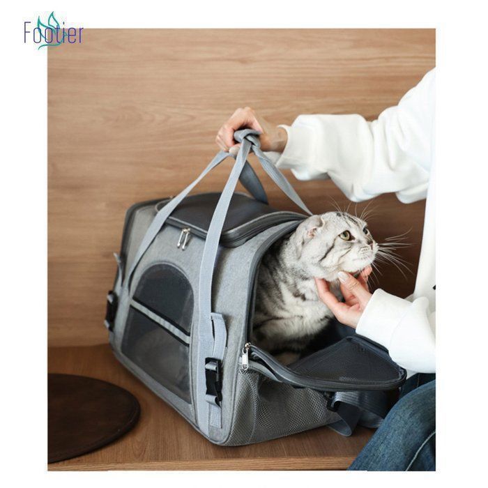 Sac de Transport pour Chat, Caisse de Transport Chat Poches