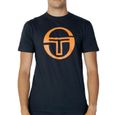 T-shirt Marine/Orange Homme Sergio Tacchini Stadium-0