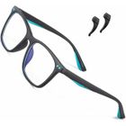 OUTUOTWQ Ototon® Lunettes Anti Lumière Bleue Enfants Ultra Léger TR90 Anti Fatigue Filtre UV pour Filles-Garçons de 5 à 12 Ans - Noir
