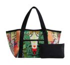 Desigual Sac shopper vert multicolore pour femme - Bols Urban Beach Merida Shopping Bag Moss 163580