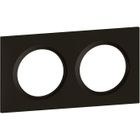 LEGRAND Plaque 2P noir velour Dooxie
