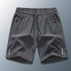 REMYCOO Short Homme - DH™ - Beach Bermuda Sport - Gris foncé