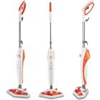 POLTI VAPORETTO SV420_FRESCOVAPOR - Balai vapeur - Autonomie illimitée - prêt en 15 sec - 1500W - 3 accessoires - Orange