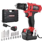 Perceuse visseuse sans fil 21V TEENO® - 1 batterie + chargeur - 2 vitesses - 21 accessoires