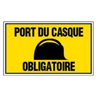 Panneau ''Port du casque obligatoire'' - NOVAP - 4160436