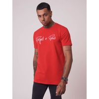 PROJECT X PARIS - Tee-shirt basic broderie logo Project X Paris - Rouge - Homme