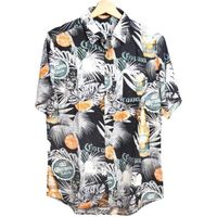 chemise hawaienne imprimé biere corona extra - Style tropical - manches courtes - coupe ajustée - GL BOUTIK