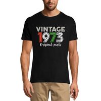 Homme Tee-Shirt Pièces D'Origine 1973 – Original Parts 1973 – 50 Ans T-Shirt Cadeau 50e Anniversaire Vintage Année 1973 Noir