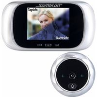 Caméra judas numérique à vision nocturne avec écran couleur
