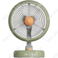 TD® Ventilateur de bureau de bureau secouant la tête chargeant un ventilateur de circulation d'air simple à la mode silencieuse