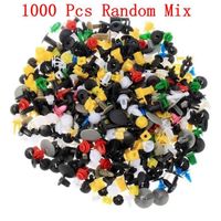 1000 Pcs Random Mix -1000 pièces-ensemble automobile en plastique Rivet voiture garde boue pare chocs intérieur garniture punaise Cl