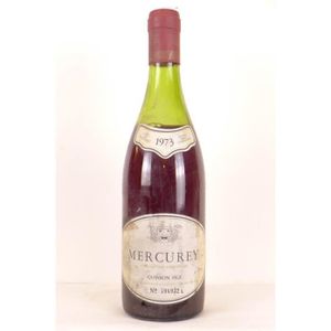 VIN ROUGE mercurey quinson fils (b2) rouge 1973 - bourgogne